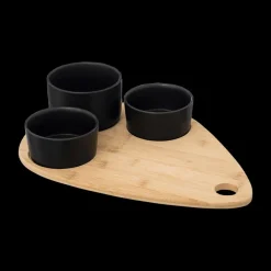 Ygo Aperoset BLACKWOOD Druppel 4Del.| Servies|Aperitief & Wijn