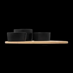 Ygo Aperoset BLACKWOOD Druppel 4Del.| Servies|Aperitief & Wijn