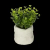 Ygo Arftif. Plant ITOMI Groen Pot Grijs Ass.| Woondecoratie