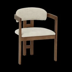 Ygo Armstoel BERNARD Ash Wood Walnut| Stoelen