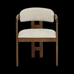 Ygo Armstoel BERNARD Ash Wood Walnut| Stoelen