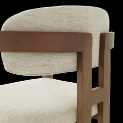 Ygo Armstoel BERNARD Ash Wood Walnut| Stoelen