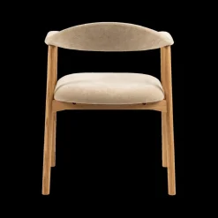 Ygo Armstoel COLETTE Danny Beige - Poot Eik| Stoelen
