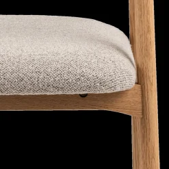 Ygo Armstoel COLETTE Monza Beige - Poot Eik| Stoelen