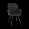 Ygo Armstoel ELODIE Zorro Antraciet| Stoelen