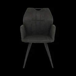 Ygo Armstoel ELODIE Zorro Antraciet| Stoelen