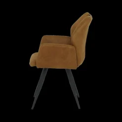 Ygo Armstoel ELODIE Zorro Cognac| Stoelen