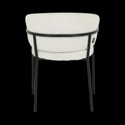 Ygo Armstoel ELOISE Natural Pt Zwart| Stoelen