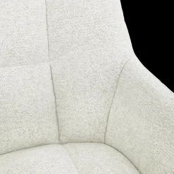 Ygo Armstoel LIZZY Cream Pt Zwart| Stoelen