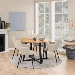 Ygo Armstoel LONNE Basel Beige| Stoelen