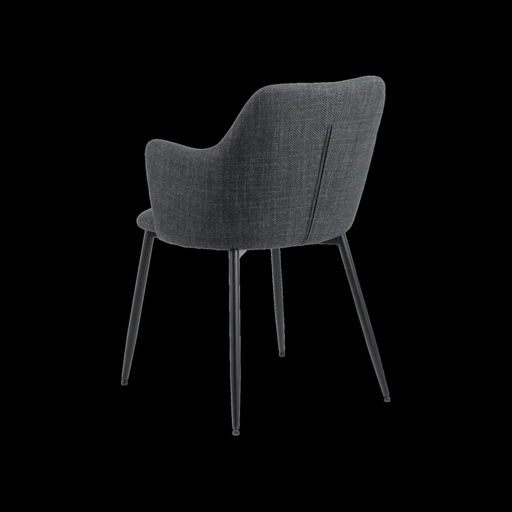 Ygo Armstoel LONNE Basel Dark Grey| Stoelen