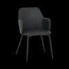 Ygo Armstoel LONNE PU Retro Black| Stoelen