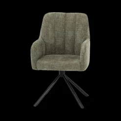 Ygo Armstoel ROCCO 360° Brown Natural| Stoelen