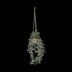 Ygo Artif. Plant Hang. Pot Ker. Ass.| Woondecoratie