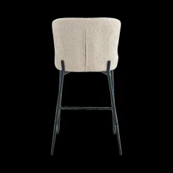 Ygo Barstoel DORIEN Bouclé Beige| Barkrukken
