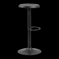 Ygo Barstoel FACTORY metal matt black rough powder coated| Barkrukken