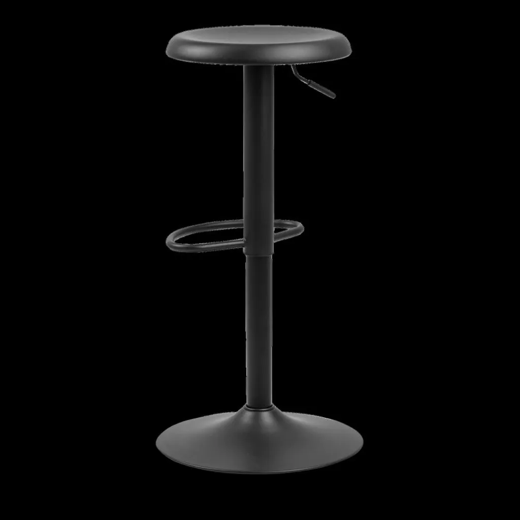 Ygo Barstoel FACTORY metal matt black rough powder coated| Barkrukken