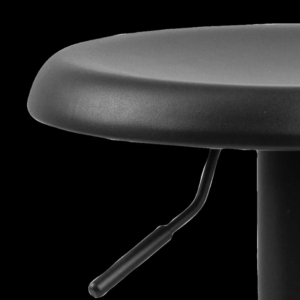 Ygo Barstoel FACTORY metal matt black rough powder coated| Barkrukken