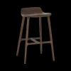 Ygo Barstoel FAVELA Ash Wood Walnut ZH65| Barkrukken