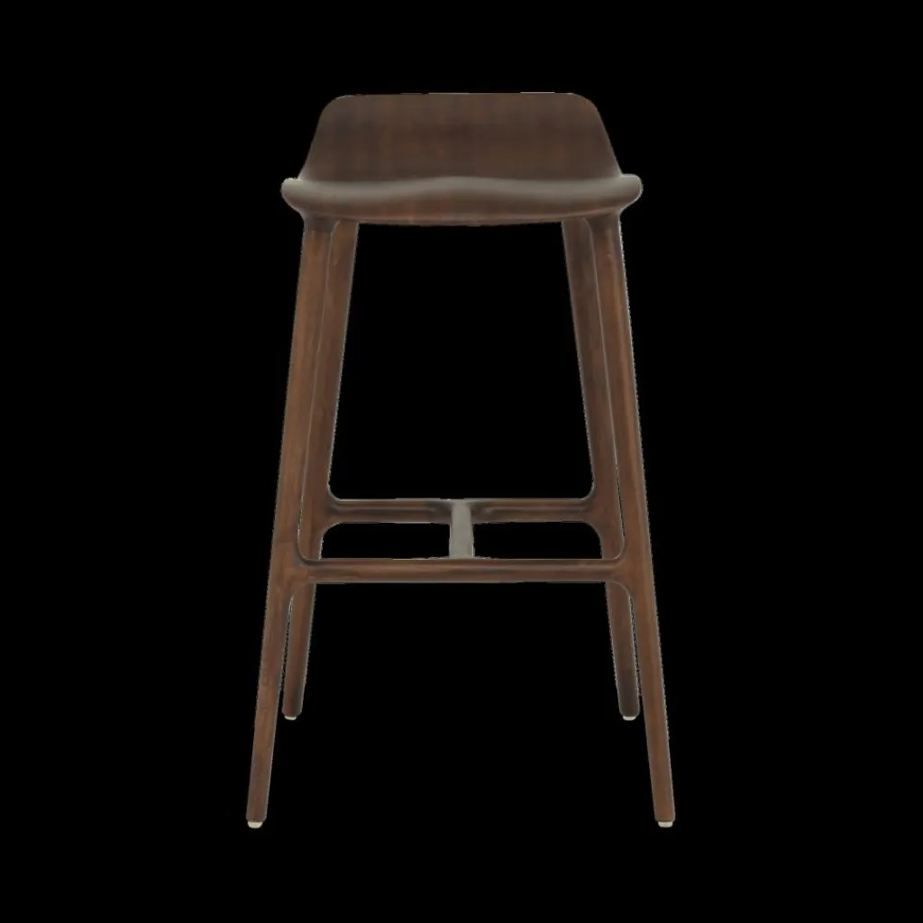 Ygo Barstoel FAVELA Ash Wood Walnut ZH65| Barkrukken