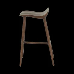 Ygo Barstoel FAVELA Ash Wood Walnut ZH65| Barkrukken