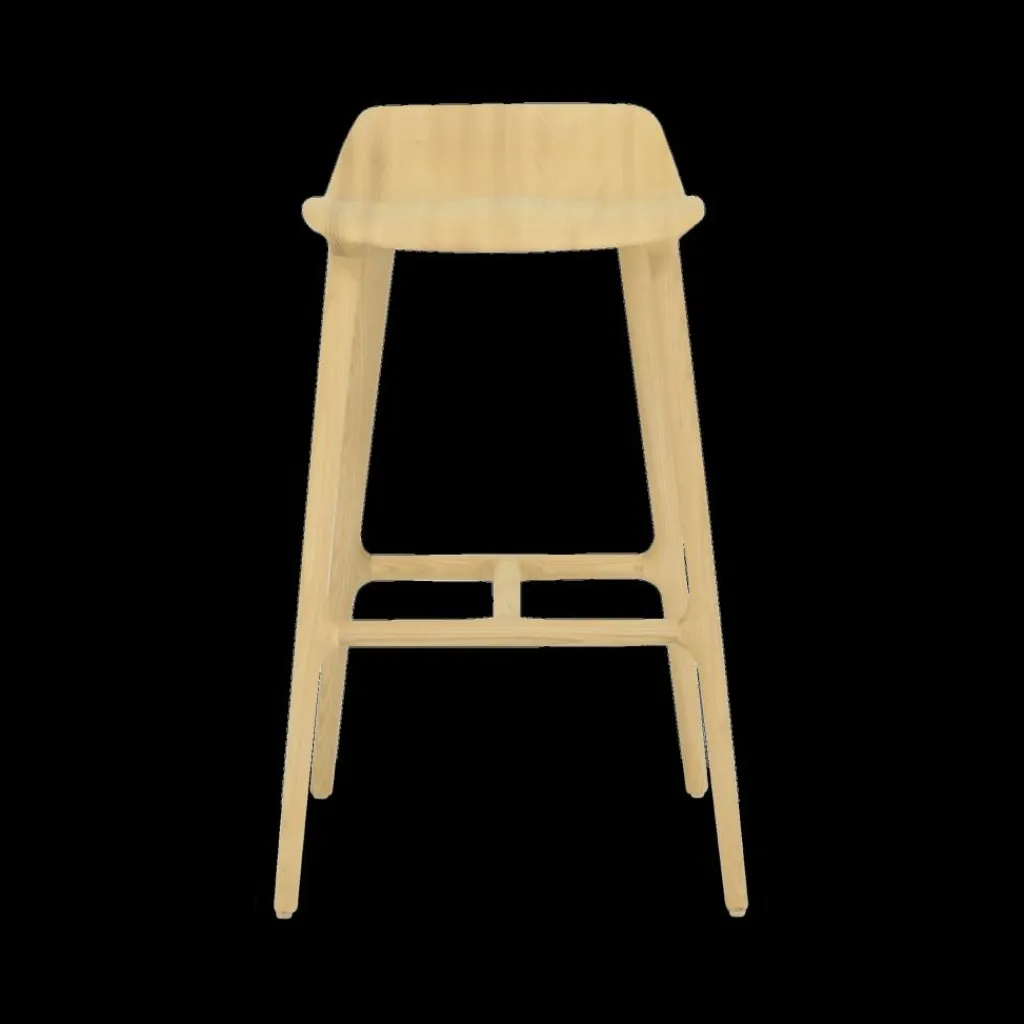 Ygo Barstoel FAVELA Ash Wood Natural ZH65| Barkrukken