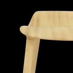 Ygo Barstoel FAVELA Ash Wood Natural ZH65| Barkrukken