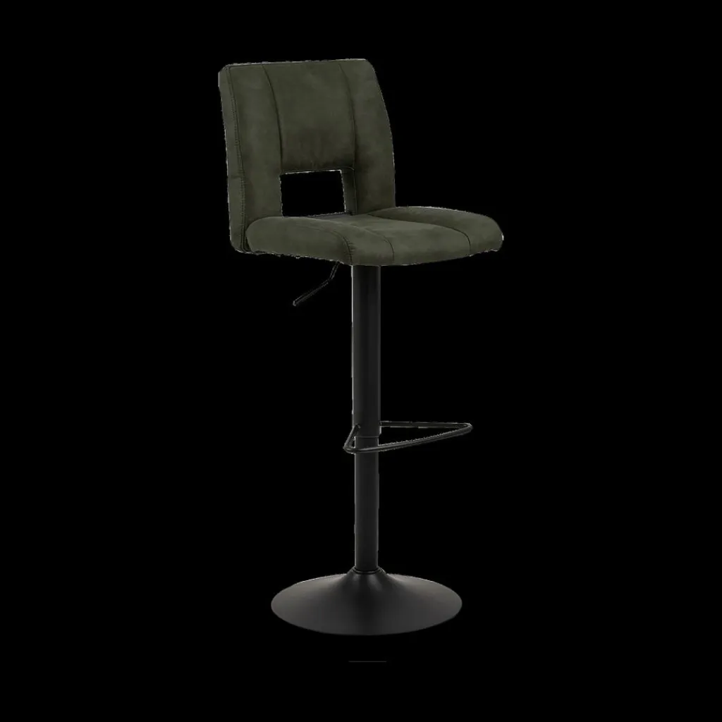 Ygo Barstoel FINLEY Preston fabric olive green 38| Barkrukken