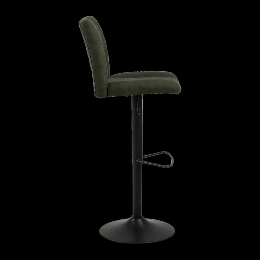 Ygo Barstoel FINLEY Preston fabric olive green 38| Barkrukken