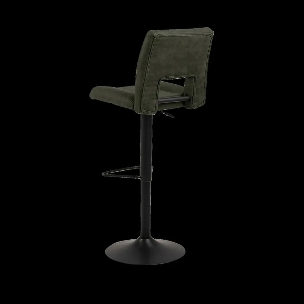 Ygo Barstoel FINLEY Preston fabric olive green 38| Barkrukken