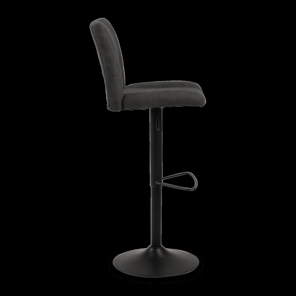 Ygo Barstoel FINLEY Preston fabric anthracite 96| Barkrukken