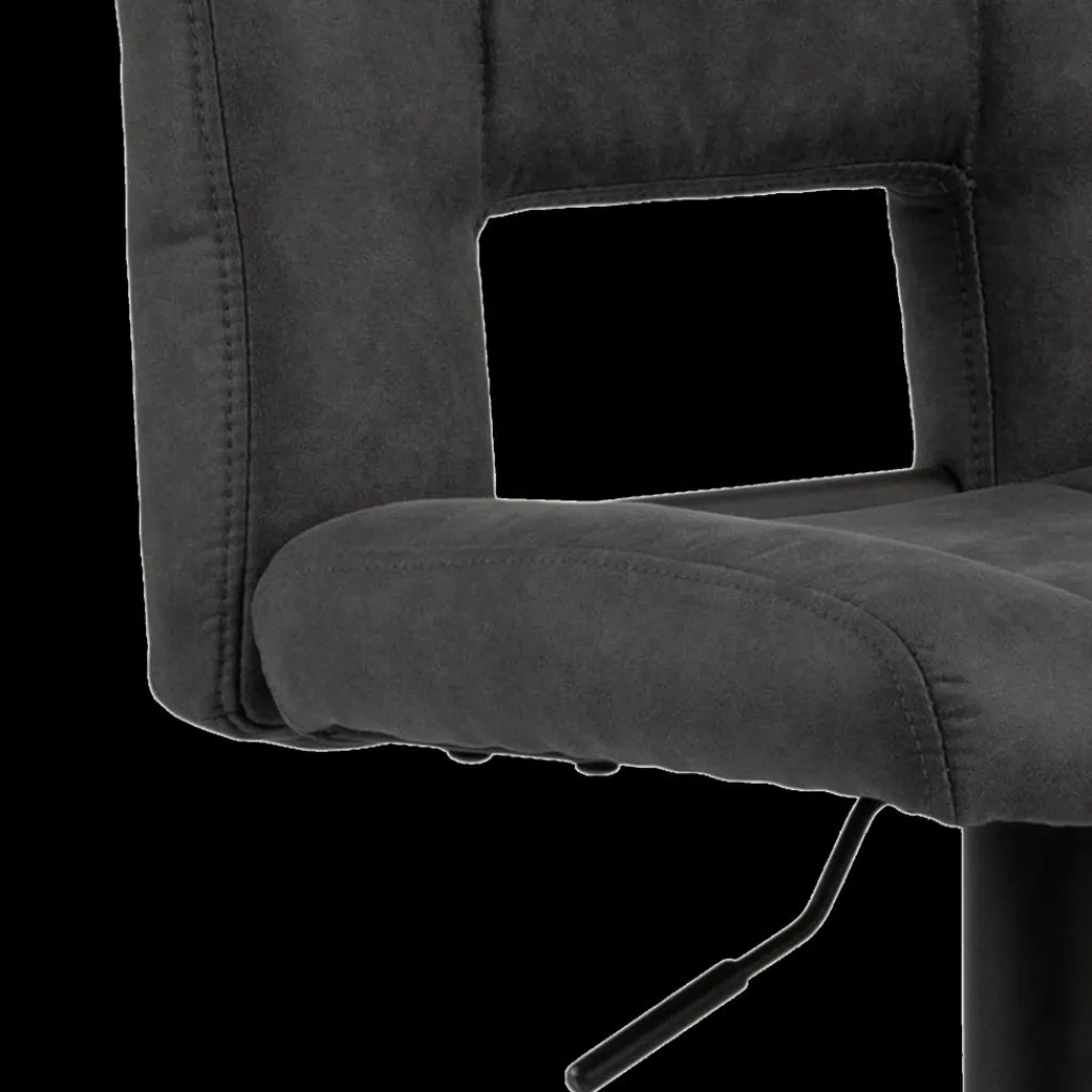 Ygo Barstoel FINLEY Preston fabric anthracite 96| Barkrukken