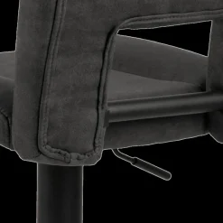 Ygo Barstoel FINLEY Preston fabric anthracite 96| Barkrukken