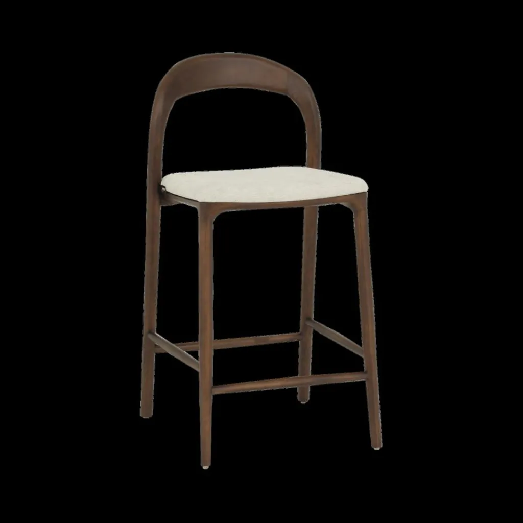 Ygo Barstoel JAAP Ash Wood Walnut ZH68| Barkrukken