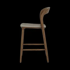Ygo Barstoel JEPPE Ash Wood Walnut| Barkrukken