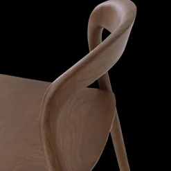 Ygo Barstoel JEPPE Ash Wood Walnut| Barkrukken