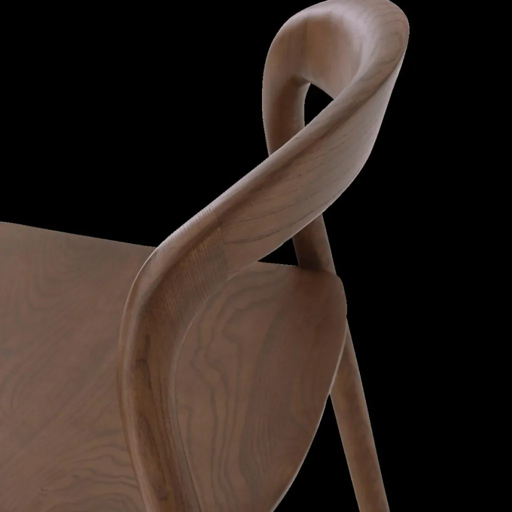 Ygo Barstoel JEPPE Ash Wood Walnut| Barkrukken