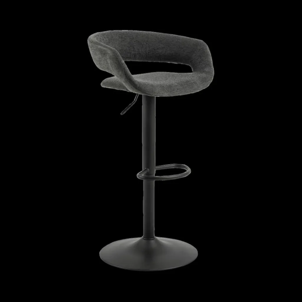 Ygo Barstoel JUSTINE Apia Dark Grey B54| Barkrukken