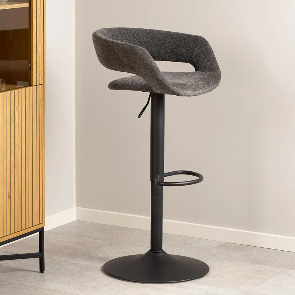Ygo Barstoel JUSTINE Apia Dark Grey B54| Barkrukken