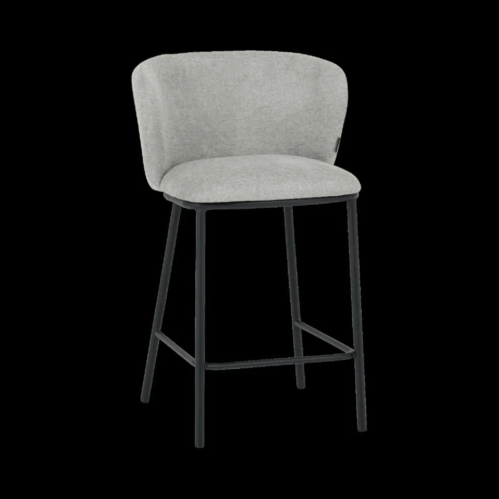 Ygo Barstoel LEIRA Light Grey| Barkrukken