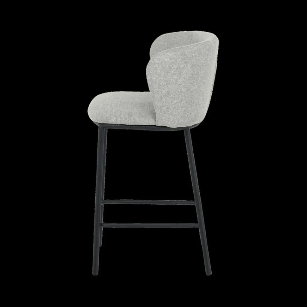 Ygo Barstoel LEIRA Light Grey| Barkrukken
