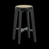 Ygo Barstoel OLAF Beech Wood Black ZH66| Barkrukken