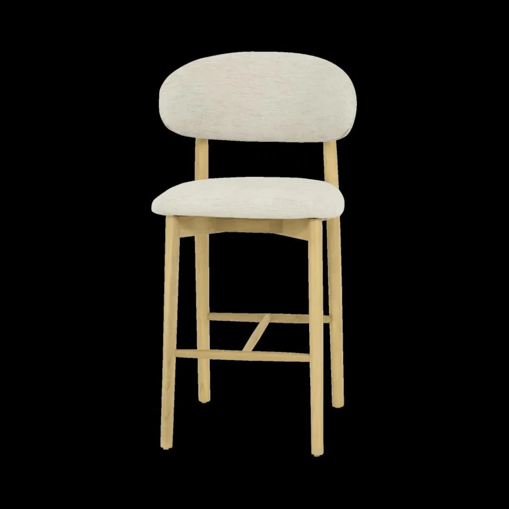 Ygo Barstoel SIGNY Ash Wood Natural ZH65| Barkrukken