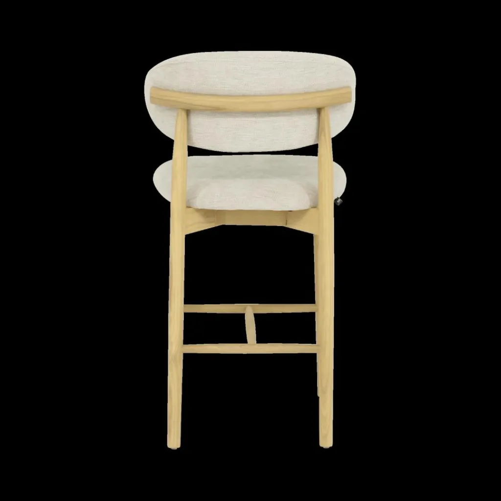 Ygo Barstoel SIGNY Ash Wood Natural ZH65| Barkrukken
