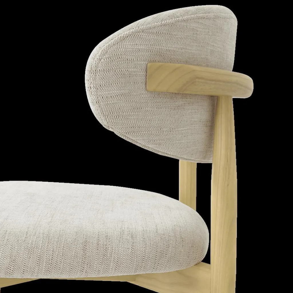 Ygo Barstoel SIGNY Ash Wood Natural ZH65| Barkrukken