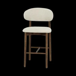 Ygo Barstoel SIGNY Ash Wood Walnut ZH65| Barkrukken