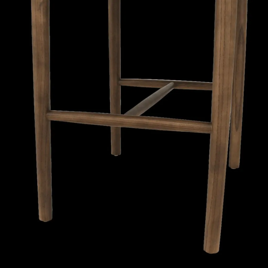 Ygo Barstoel SIGNY Ash Wood Walnut ZH65| Barkrukken