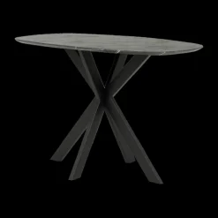 Ygo Bartafel ENRICO 140x80 Marmerlook Zwart| Bartafels
