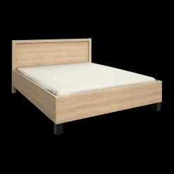 Ygo Bed BABETTE Eik 160x200| 2-Persoonsbedden|1-Persoonsbedden
