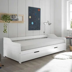 Ygo Bed DONALD 90x200 Met Bedlade Wit| Bedden